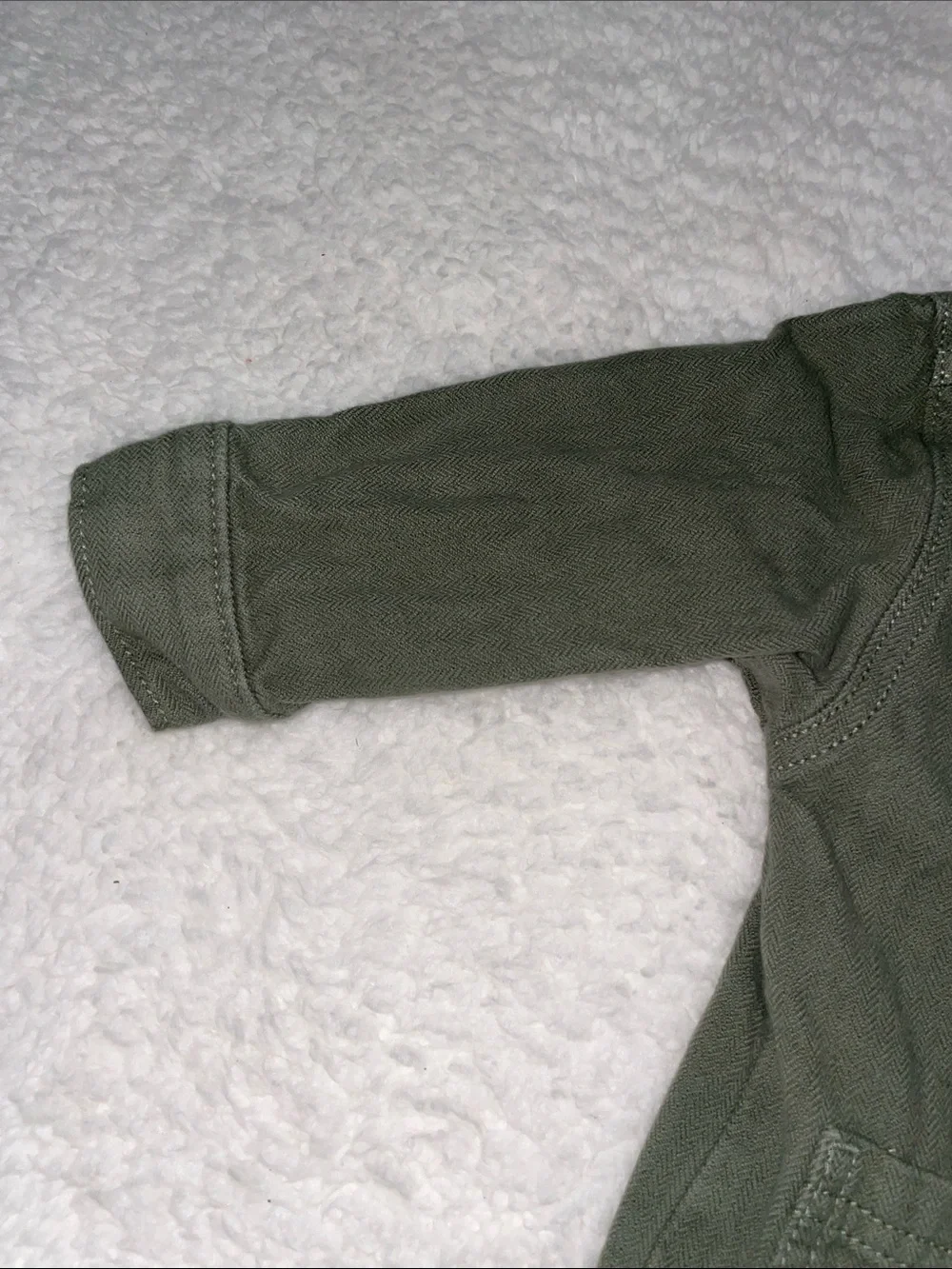 Carter's Olive Green Button Down Shacket